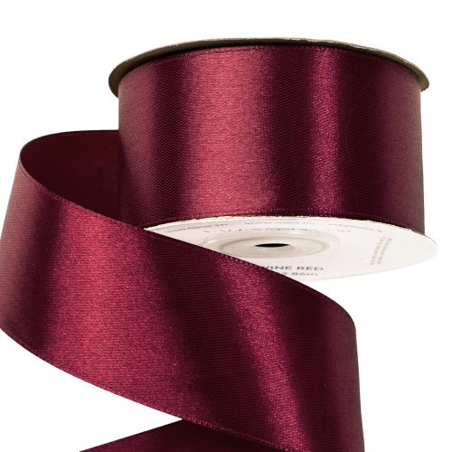 Szatén szalag 38mm x 22.86m - Wine red