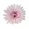 Gerbera selyemvirág fej, 9cm - Halvány rózsaszín