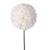 Dandelion selyemvirág szál, 29cm magas - Ekrü