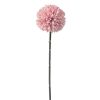 Dandelion selyemvirág szál, 29cm magas - Világos rózsaszín