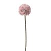 Dandelion selyemvirág szál, 29cm magas - Lila